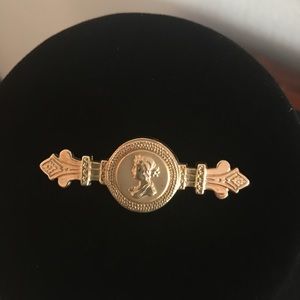 Michael Anthony Cameo Brooch, 10k gold, Vintage